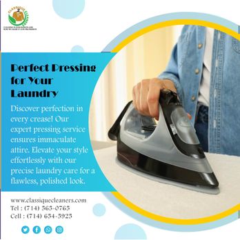 Classique Cleaners - Perfect Pressing For Your Laundry - Dry Cleaning Near Me - Santa Ana, California