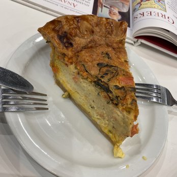 The Lost Bean - Tomato And Basil Quiche - Coffee & Tea Near Me - Irvine, California