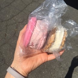 Two ice cream sandwiches Two ice cream sandwiches