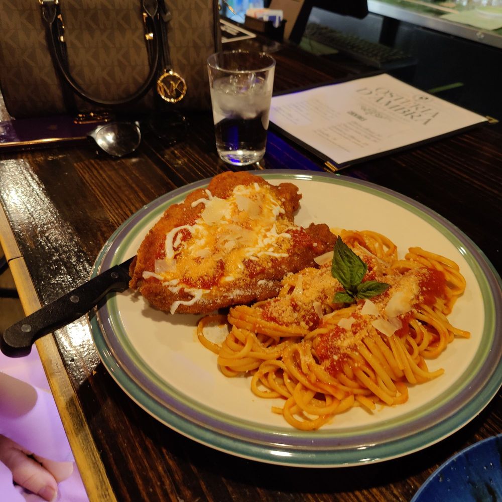 Food from Osteria D’Ambra