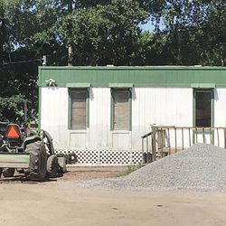 Lowcountry Landscape Supply - Office (trailer) & loading tractor