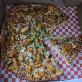 Pizza Twist - Tikka masala chicken pizza - Indian Near Me - Artesia, California Pizza Twist - Tikka masala chicken pizza - Indian Near Me - Artesia, California