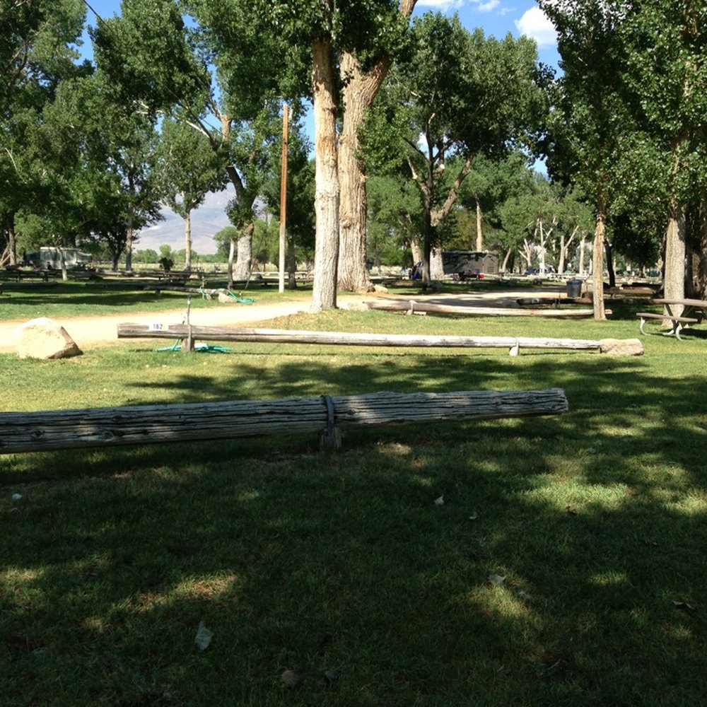 Brown's Town Campground - Tent area @ 4pm in June - Campgrounds Near Me - Bishop, California Brown's Town Campground - Tent area @ 4pm in June - Campgrounds Near Me - Bishop, California