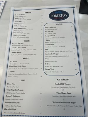 Roberto's Deluxe Oysters and Fine Fish by null