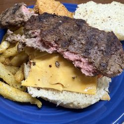 The Crow's Nest - Raw hamburger patty
