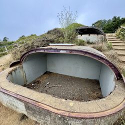 Muir Beach Overlook - 07.27.25 historic concrete military structures once used as lookouts... these bunkers are now available for the public to explore