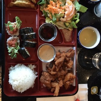 Nikko Sushi & Ramen - Karaage chicken & spice tuna roll sushi bento box - Sushi Bars Near Me - Kaysville, Utah Nikko Sushi & Ramen - Karaage chicken & spice tuna roll sushi bento box - Sushi Bars Near Me - Kaysville, Utah
