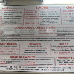 Higgies Food & Ice Cream - Menu - as of 6/15/2023