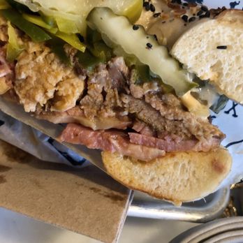 The Lox - Cubano on the Everything bagel - Breakfast & Brunch Near Me - Columbus, Ohio