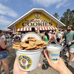 Bucket of cookies & milk Bucket of cookies & milk