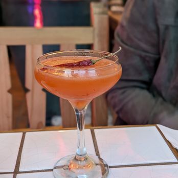 XICA - Nena Grosera ($15) - 3.5 stars. Loved the spicy chile pasilla liqueur, but Aperol tasted stronger as I had more. Fri dinner 2024-02-09 - Mexican Near Me - San Francisco, California XICA - Nena Grosera ($15) - 3.5 stars. Loved the spicy chile pasilla liqueur, but Aperol tasted stronger as I had more. Fri dinner 2024-02-09 - Mexican Near Me - San Francisco, California