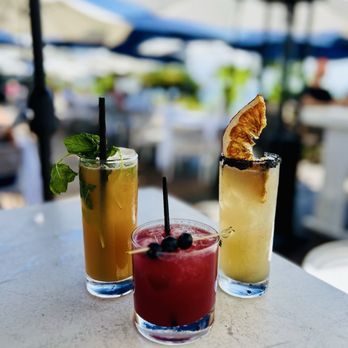 Las Brisas - Peach mojito, blueberry jalapeno margarita, Paloma del mar - Mexican Near Me - Laguna Beach, California