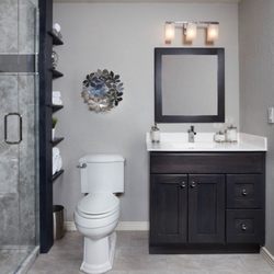 Complete guest bathroom remodel.