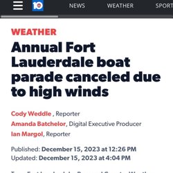 Channel 10 WPLG - Channel 10 was always my news source when I lived in the area for 40 years off and on. 12/16/23