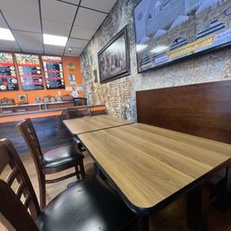 Quaint inside seating Quaint inside seating
