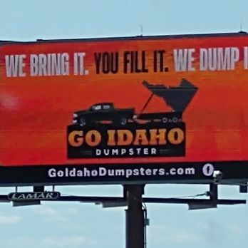 Go Idaho Dumpsters - The Sky's the Limit - Dumpster Rental Near Me Go Idaho Dumpsters - The Sky's the Limit - Dumpster Rental Near Me