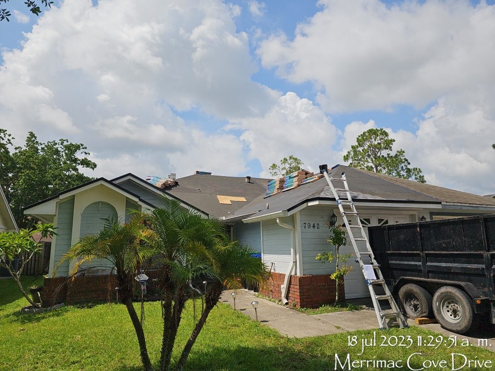Slide of Roof Replacements & Repairs