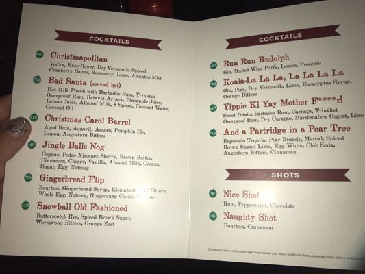 Menu photo 1 Park Bar Detroit, MI