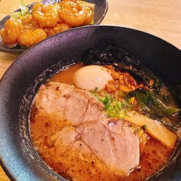 Shrimp mayo and Shoyu Whiskey Ramen Shrimp mayo and Shoyu Whiskey Ramen
