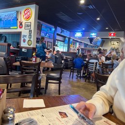 Ready for wings and cold beer Ready for wings and cold beer