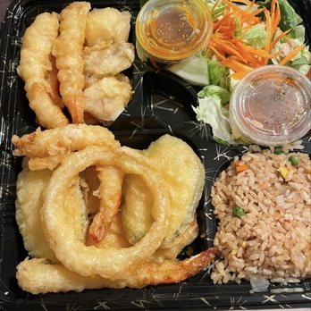 Xuan Asian - Seafood Combo Tempura Bento - Korean Near Me - Albuquerque, New Mexico