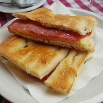 At Colosseum Subway Station - Pizza romana salame e mozzarella. - Cafes Near Me - Rome, RM
