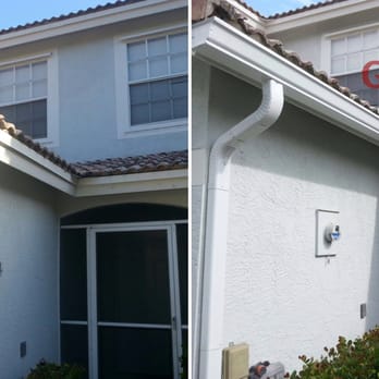 KMC GUTTER - Seamless Gutters.  Before and After.  Small jobs welcome. - Gutter Services Near Me