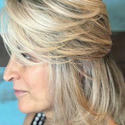 Shear Colour - A beautiful hand painted blonde balayage!
