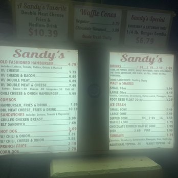 Sandy's Hamburgers - Burgers Near Me - Austin, Texas