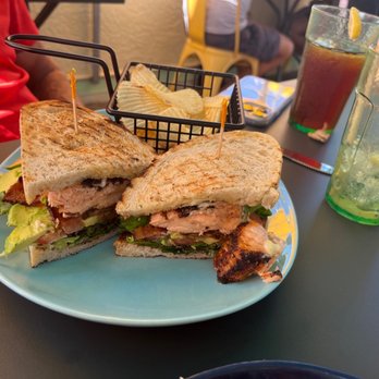 Banana Cafe - Salmon sandwich - French Near Me - Key West, Florida Banana Cafe - Salmon sandwich - French Near Me - Key West, Florida