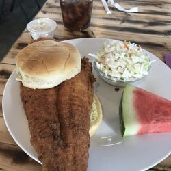 Capt E's Hurricane Grill & Bar - Best fish sandwich ever!