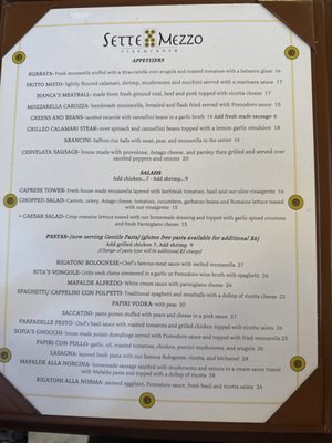 Menu photo 2 Sette Mezzo Ristorante Coconut Creek, FL