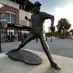 Phil Niekro Statue - Phil Niekro statue.