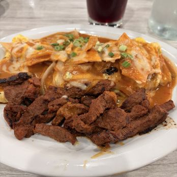 Loaded Cafe - Asada Chilaquiles Omelette - Breakfast & Brunch Near Me - Gardena, California