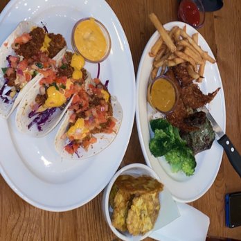 Bahama Breeze - Coconut Shrimp Tacos Top Sirloin & Coconut Shrimp* Tostones - Bars Near Me - Lutz, Florida