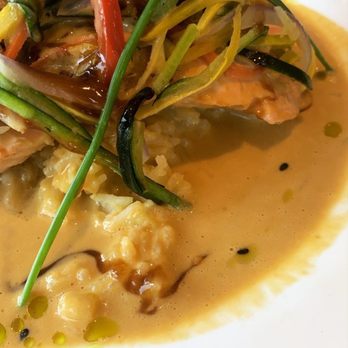 Opal - Lemon Grass Crusted Fresh Salmon Filet with a Thai Curry Sauce - Seafood Near Me - Santa Barbara, California Opal - Lemon Grass Crusted Fresh Salmon Filet with a Thai Curry Sauce - Seafood Near Me - Santa Barbara, California