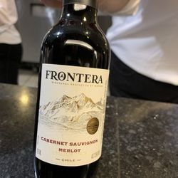 Charleston Area Convention Center - Mini bottle, one glass Cab and Merlot they probably buy this wholesale for a dollar and make a thousand percent at 11 bucks a piece