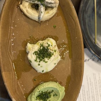 Esther's Kitchen - Spreads for bread anchovy butter Buratta and basil ricotta - Italian Near Me - Las Vegas, Nevada Esther's Kitchen - Spreads for bread anchovy butter Buratta and basil ricotta - Italian Near Me - Las Vegas, Nevada
