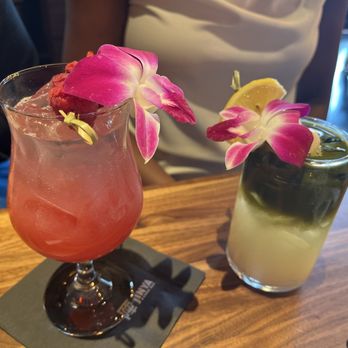 Jinya Ramen Bar - Matcha Lychee Lemonade Mocktail and E Tomo E Tomo E Tomorrow Mixed Drink - Ramen Near Me - Charleston, South Carolina Jinya Ramen Bar - Matcha Lychee Lemonade Mocktail and E Tomo E Tomo E Tomorrow Mixed Drink - Ramen Near Me - Charleston, South Carolina