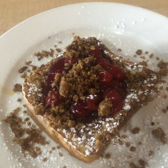 Cooks Boat House Restaurant - Special today! Cookie crumble French toast with cherries - American Near Me - Bean Station, Tennessee Cooks Boat House Restaurant - Special today! Cookie crumble French toast with cherries - American Near Me - Bean Station, Tennessee