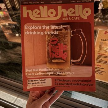 Hello Hello - Menu (12/22/2025) - Bars Near Me - New York, New York