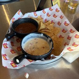 Chips and queso Chips and queso