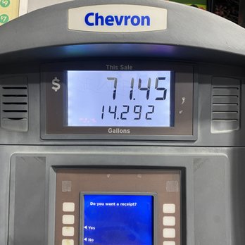 Chevron - Filled gas tank with 93 octane - end price - Gas Stations Near Me - Thousand Oaks, California
