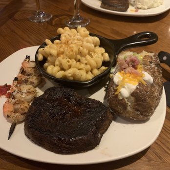 Outback Steakhouse - This was my plate though, great food ! - Steakhouses Near Me - Secaucus, New Jersey