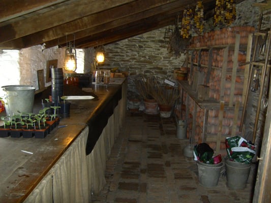 Photo of The Lost Gardens of Heligan - St.Austell, CON, GB. The Potting Shed. April 2009.