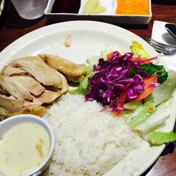 Savoy Kitchen - Hainan chicken dark with salad - Asian Fusion Near Me - Alhambra, California Savoy Kitchen - Hainan chicken dark with salad - Asian Fusion Near Me - Alhambra, California