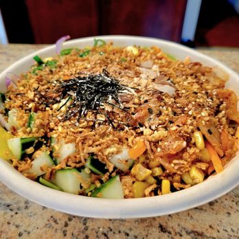 Sushi Monsta - Seared salmon poké bowl - Sushi Bars Near Me - Suitland, Maryland