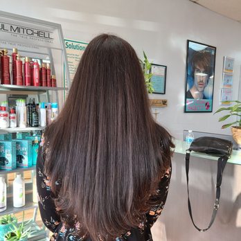 Solutions Haircut - Long layer Trim and natural brown color. - Hair Salons Near Me - Palmetto Bay, Florida Solutions Haircut - Long layer Trim and natural brown color. - Hair Salons Near Me - Palmetto Bay, Florida