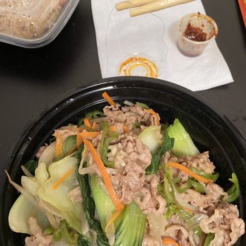 Taipei Hong - Chili beef over rice... with a long piece of hair. - Taiwanese Near Me - Flushing, New York Taipei Hong - Chili beef over rice... with a long piece of hair. - Taiwanese Near Me - Flushing, New York
