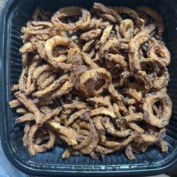 Huddle House - Burnt to a crisp onion rings